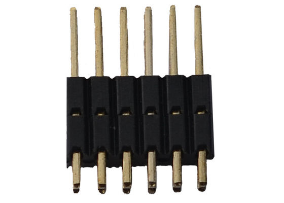 PA9T isolatie Dubbele Rij 1.27mm Hoogte Pin Header Connector