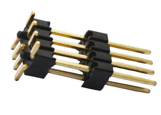 UL 94V-0 Pin Header Connector 1.27mm Hoogte met Plaatspin