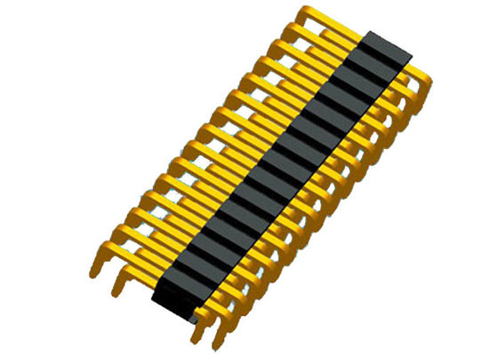 U Type PA6T 80P Dubbele Rij Pin Header 1.27mm Hoogte