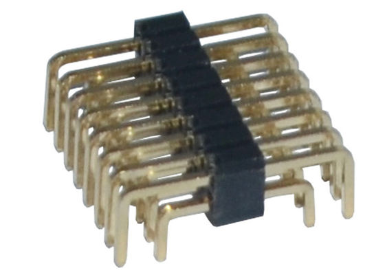 U Type PA6T 80P Dubbele Rij Pin Header 1.27mm Hoogte