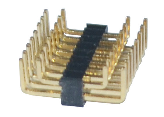 U Type PA6T 80P Dubbele Rij Pin Header 1.27mm Hoogte