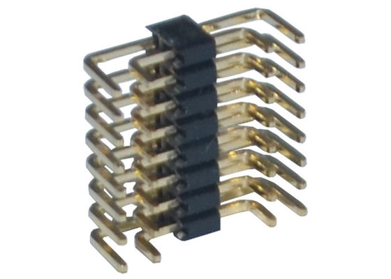 U Type PA6T 80P Dubbele Rij Pin Header 1.27mm Hoogte