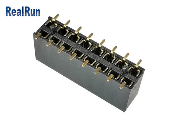 PA9T dubbele Rij 2.54mm Hoogte de Vrouwelijke Kopbal van 8.5mm Hoogtesmt