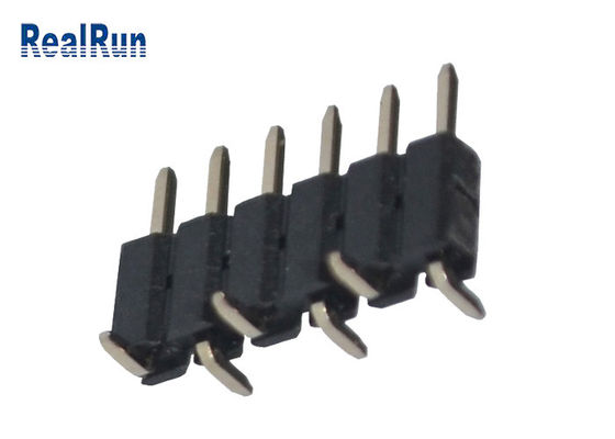 SMT 2.0mm Hoogtepa6t Enige Rij Pin Header 6pin Tin Plating
