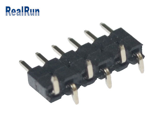 SMT 2.0mm Hoogtepa6t Enige Rij Pin Header 6pin Tin Plating