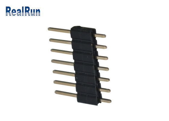 Goud Geplateerde 7pin-Onderdompelings Enige Rij Pin Header 2.0mm Hoogte