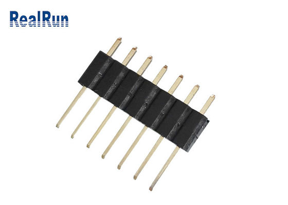 Goud Geplateerde 7pin-Onderdompelings Enige Rij Pin Header 2.0mm Hoogte