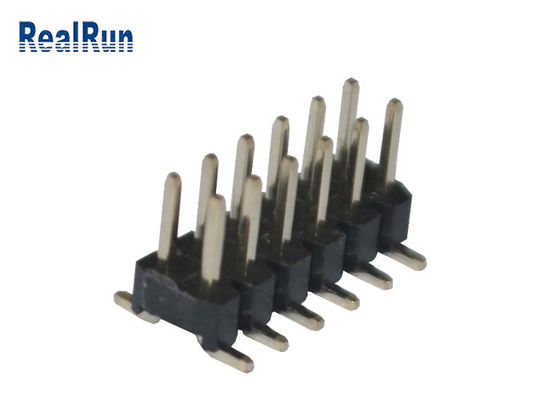Zwarte 2.0mm Hoogte PA6T 12 Pin Pcb Connector Dual Row
