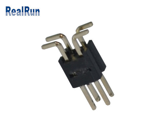 Zwarte 2.0mm Hoogte PA6T 12 Pin Pcb Connector Dual Row