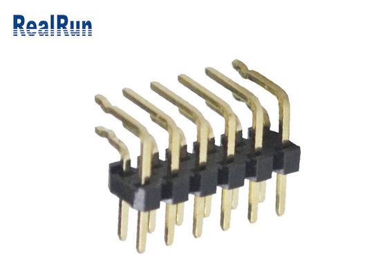 2*6 Enige Plastic Pin Header SGS van Pin Dual Row PBT