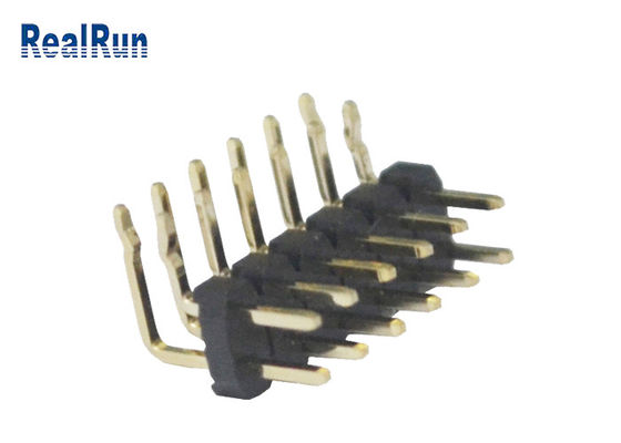 2*6 Enige Plastic Pin Header SGS van Pin Dual Row PBT