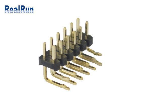 2*6 Enige Plastic Pin Header SGS van Pin Dual Row PBT