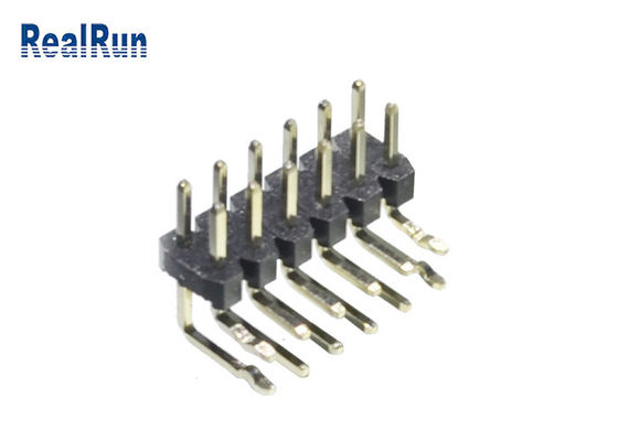 2*6 Enige Plastic Pin Header SGS van Pin Dual Row PBT
