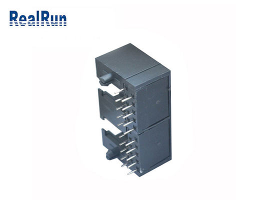 10P10C Modulaire de Hefboompbt Rj45 Vrouwelijke Schakelaar van PCB van RJ45 Juiste