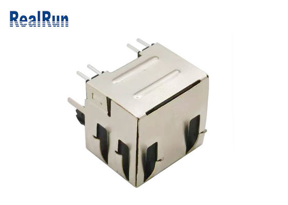 De Vrouwelijke Schakelaarcontactdoos Elastische Shell Shield van PA6T PBT RJ45