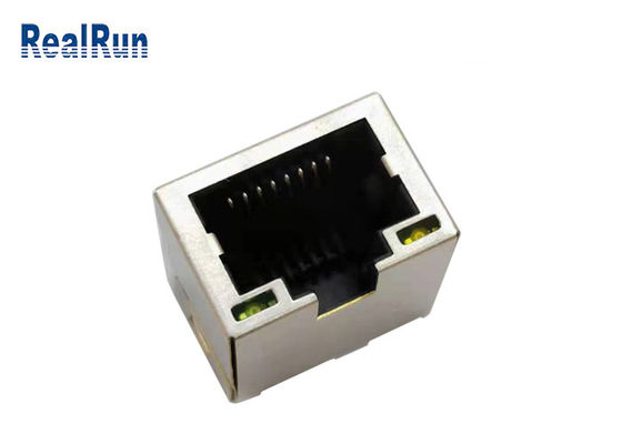 PA46 1 Legering van het de Schakelaarkoper van PCB van de Havenrj45 Modulaire Hefboom RJ45