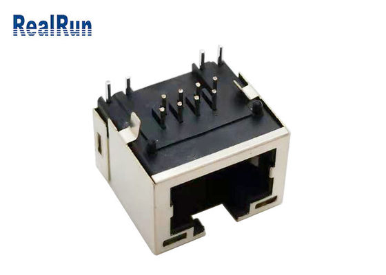 PA46 1 Legering van het de Schakelaarkoper van PCB van de Havenrj45 Modulaire Hefboom RJ45