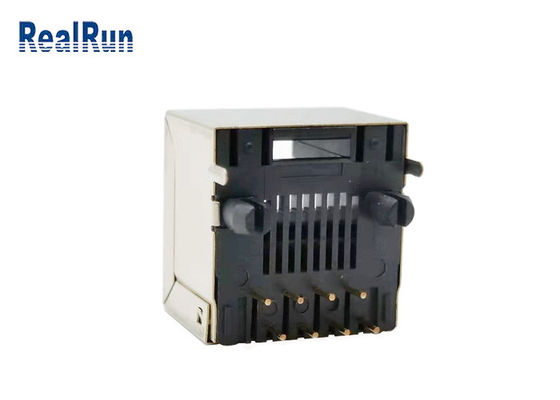 Verticale RJ45 Modulaire Jack Connector PCB UL94V-0 van het fosfoorbrons