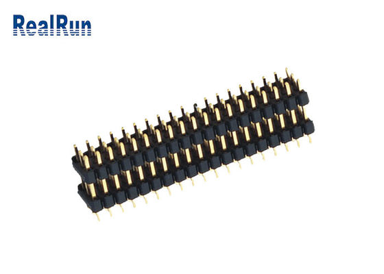 UL94V-0 2.54mm Schakelaar van de de ONDERDOMPELINGSkopbal van Hoogte de Mannelijke Pin Header Dual Plastic