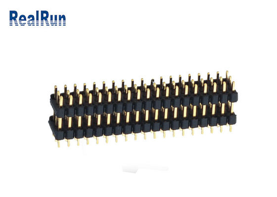 UL94V-0 2.54mm Schakelaar van de de ONDERDOMPELINGSkopbal van Hoogte de Mannelijke Pin Header Dual Plastic