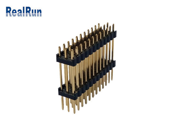 de ONDERDOMPELINGSgoud Geplateerde Schakelaar H2.5mm Drie Rij 36 van 3.0Amp PBT Speld