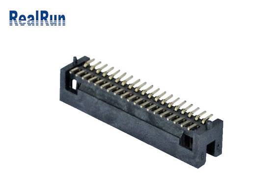 PA6T 1.27mm het Vakje van Hoogtesmt de Rechte hoek2*19 Speld UL94V-0 van de Kopbal Dubbele Rij