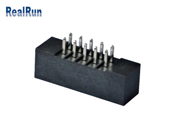 UL94V-0 2.54mm het Vakje van de Hoogteonderdompeling Kopbal 18 26 Pin Connector PA6T PBT