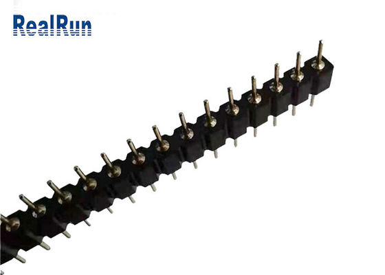 2.54mm ONDERDOMPELINGSpcb om Pin Male Header Gold Terminal-Schakelaar