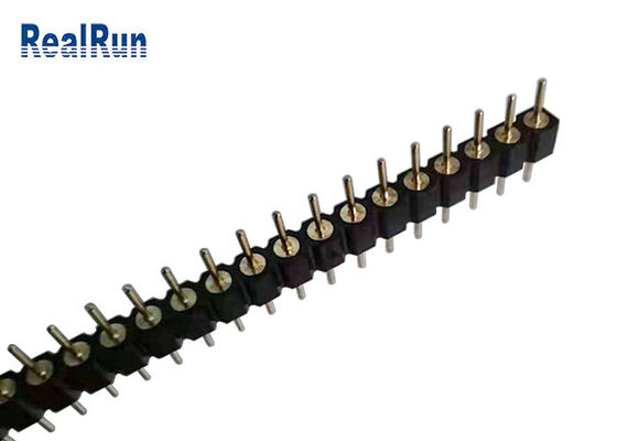 2.54mm ONDERDOMPELINGSpcb om Pin Male Header Gold Terminal-Schakelaar