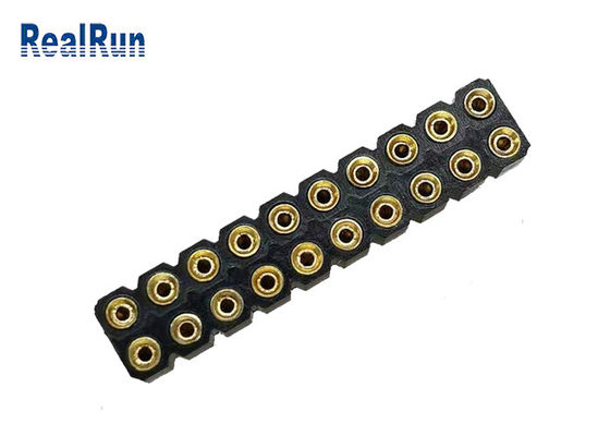 PBT 2.54mm ONDERDOMPELING Pin Female Header 20 Pin Dual Row Socket Connector