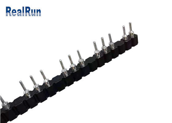 Hoogte 2.54mm 180 Speld van Graad de Rechte Pin Header UL94V-0 1*30