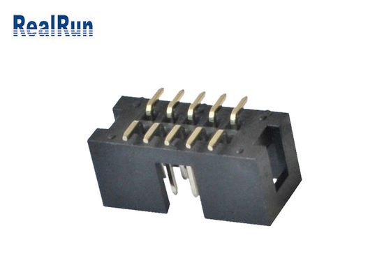 Mannelijke de Kopbalschakelaar 2.54mm Hoogte SMT 10 van PA6T IDC Pin Box Header