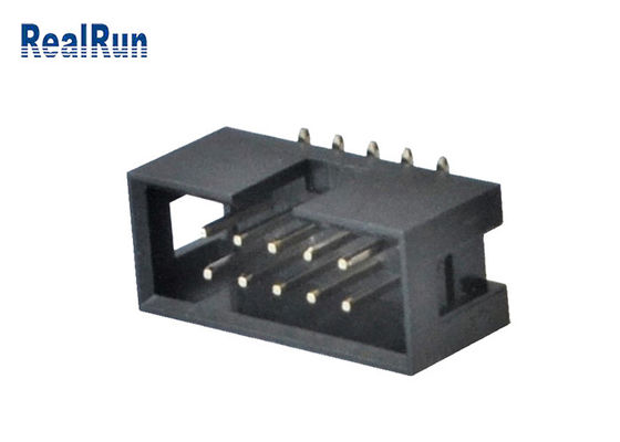 Mannelijke de Kopbalschakelaar 2.54mm Hoogte SMT 10 van PA6T IDC Pin Box Header