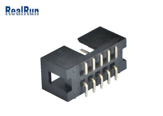 Mannelijke de Kopbalschakelaar 2.54mm Hoogte SMT 10 van PA6T IDC Pin Box Header