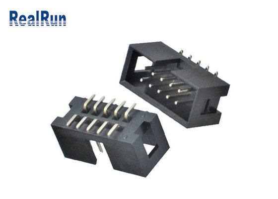 Mannelijke de Kopbalschakelaar 2.54mm Hoogte SMT 10 van PA6T IDC Pin Box Header