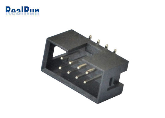 Verticale PCB 2.54mm SMT-Vakje Kopbal 2*4 8 Pin Machined Solder PA6T