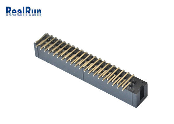 Verticale PCB 2.54mm SMT-Vakje Kopbal 2*4 8 Pin Machined Solder PA6T