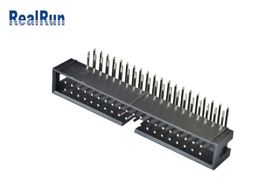 Verticale PCB 2.54mm SMT-Vakje Kopbal 2*4 8 Pin Machined Solder PA6T