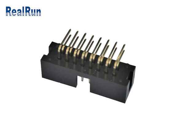 2.54mm IDC Mannelijke de Stopschakelaar van PCB 9.0mm Hoogte Mannelijke Vakje Kopbal