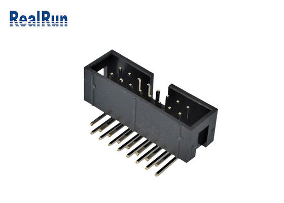 2.54mm IDC Mannelijke de Stopschakelaar van PCB 9.0mm Hoogte Mannelijke Vakje Kopbal