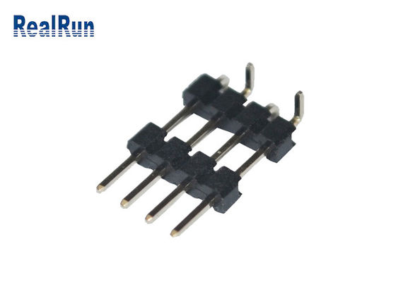 UL94V-0 messing PA6T 2.0mm Mannelijke de Kopbalschakelaar van PCB van SMT Pin Header 2amp