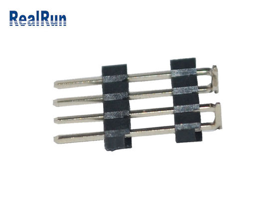 UL94V-0 messing PA6T 2.0mm Mannelijke de Kopbalschakelaar van PCB van SMT Pin Header 2amp