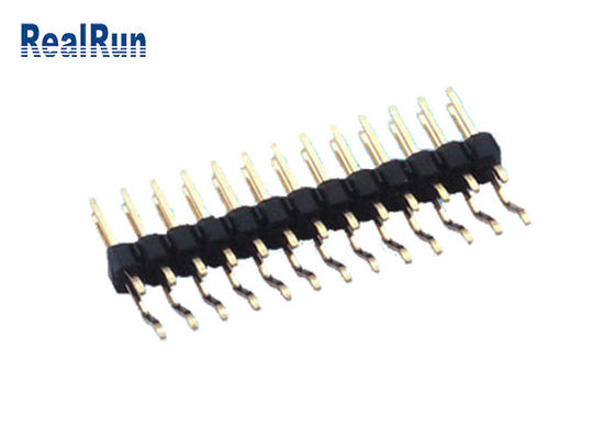 SMD 1000VAC PA6T Horizontaal Pin Header Gold Flash 36 Speld PA6T