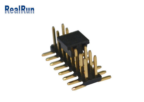 LCM-de LEIDENE Raadsschakelaar PA6T van UL94V-0 SMT Pin Header Brass Board To