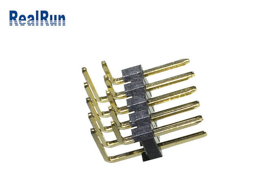 3Amp LCP PBT 1000VAC Pin Header Connector 2.54mm Dubbele Rij PA6T