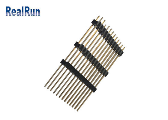 Van de Rijpin header straight three plastic van PBT LCP PA6T 40P Dubbel Au 3U“