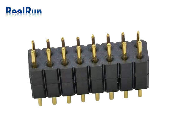 2.0mm LCP PBT PA6T om de Dubbele Rij PPS van Pin Header Dip Connector 16P