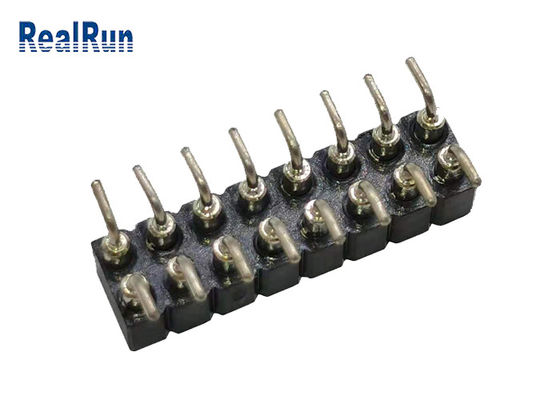 Vrouwelijke de Kopbalschakelaar 2.54mm Hoogte SMT SMD ISO9001 van PBT PA6T PPS L7.40
