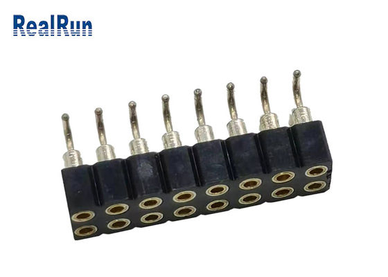 Vrouwelijke de Kopbalschakelaar 2.54mm Hoogte SMT SMD ISO9001 van PBT PA6T PPS L7.40