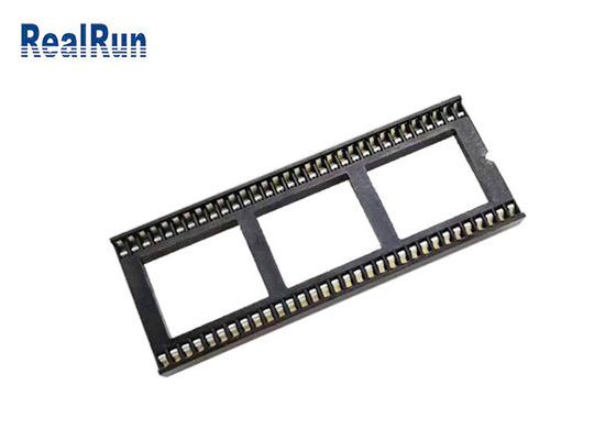 Van de de Tekstcontactdoos van PCB 64P 1.778mm Ic van de de Schakelaaronderdompeling PBT UL94V-0 de Fosfoorbrons